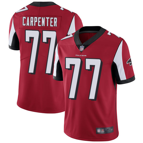 Atlanta Falcons Limited Red Men James Carpenter Home Jersey NFL Football #77 Vapor Untouchable